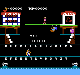 Popeye no Eigo Asobi screenshot 5 for Famicom